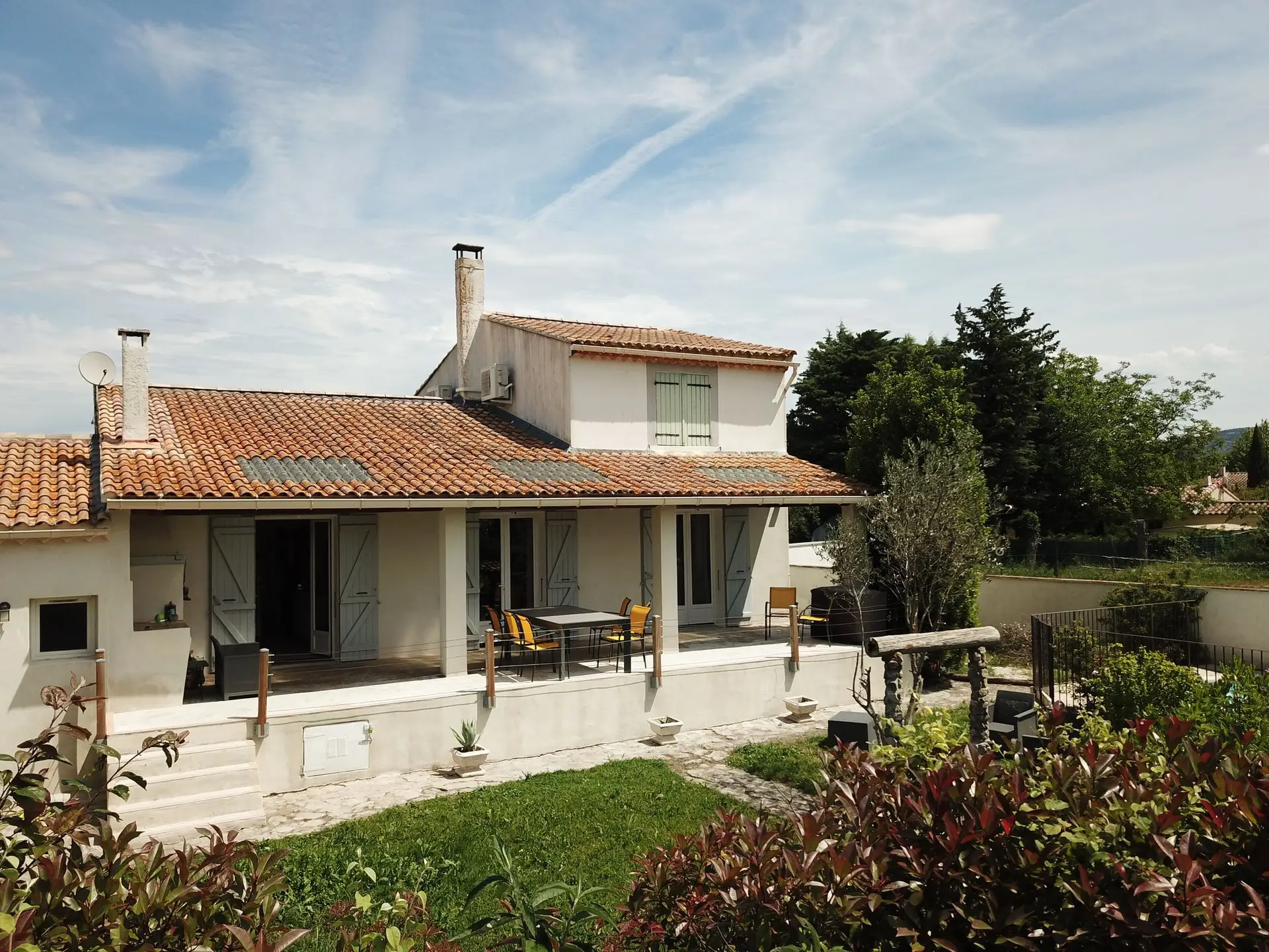 La maison vue du ciel